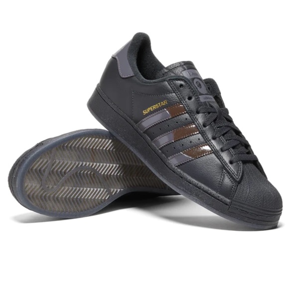 Adidas x Dime Superstar ADV Carbon Brown Skateboarding Sneakers - Picture 3 of 16